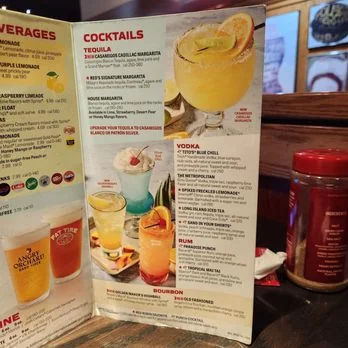 Classic Red Robin Menu Items