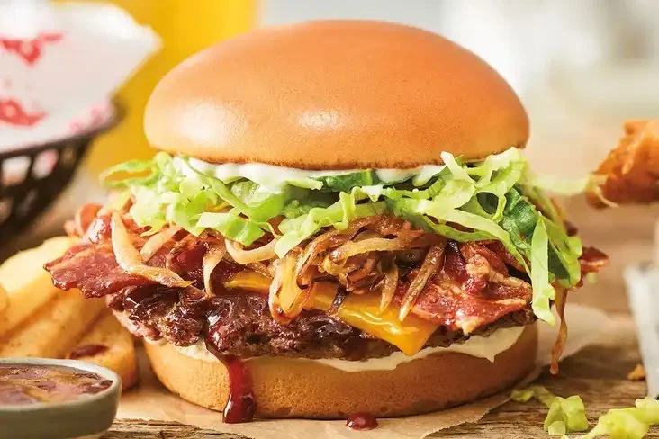 Juicy Red Robin Burger