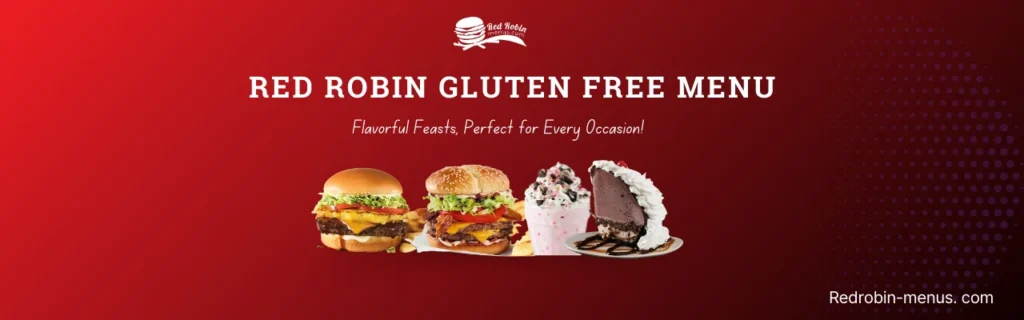 Red Robin Gluten free menu