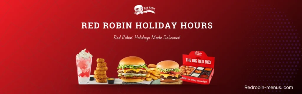 Red robin restaurant holiday hours